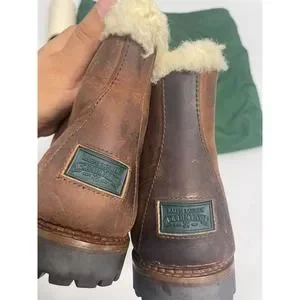 Ralph Lauren Country Sherpa Boot Brown 6 1/2 b Polo Ralph Lauren Polo Country Ranger Boots Suede Faux  main image 3